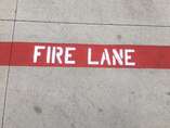 Awendaw SC Fire Lane Marking
