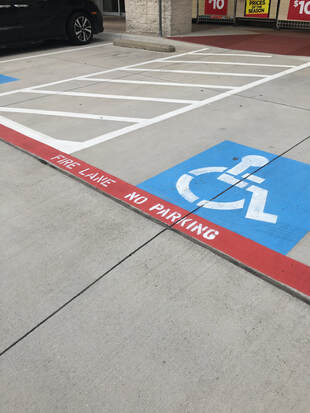 Parking-ADA-Fire-Lane-Stencil-Properly-Painted